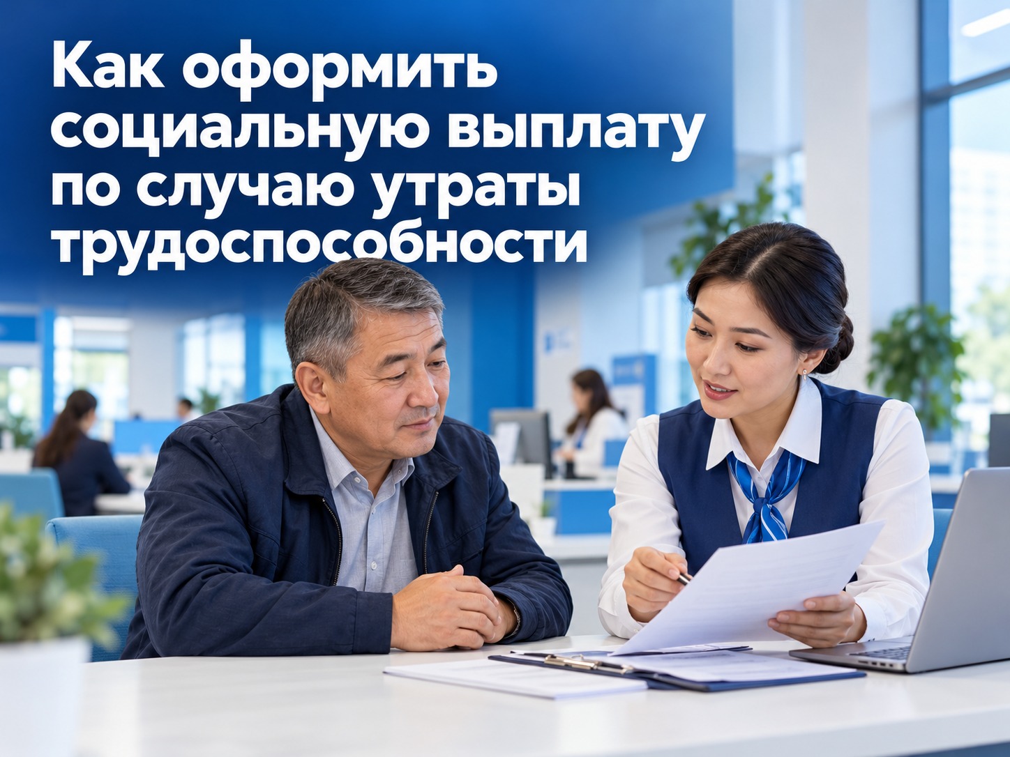 Еңбек ету қабілетінен айырылу жағдайы бойынша әлеуметтік төлемді қалай ресімдеуге болады?